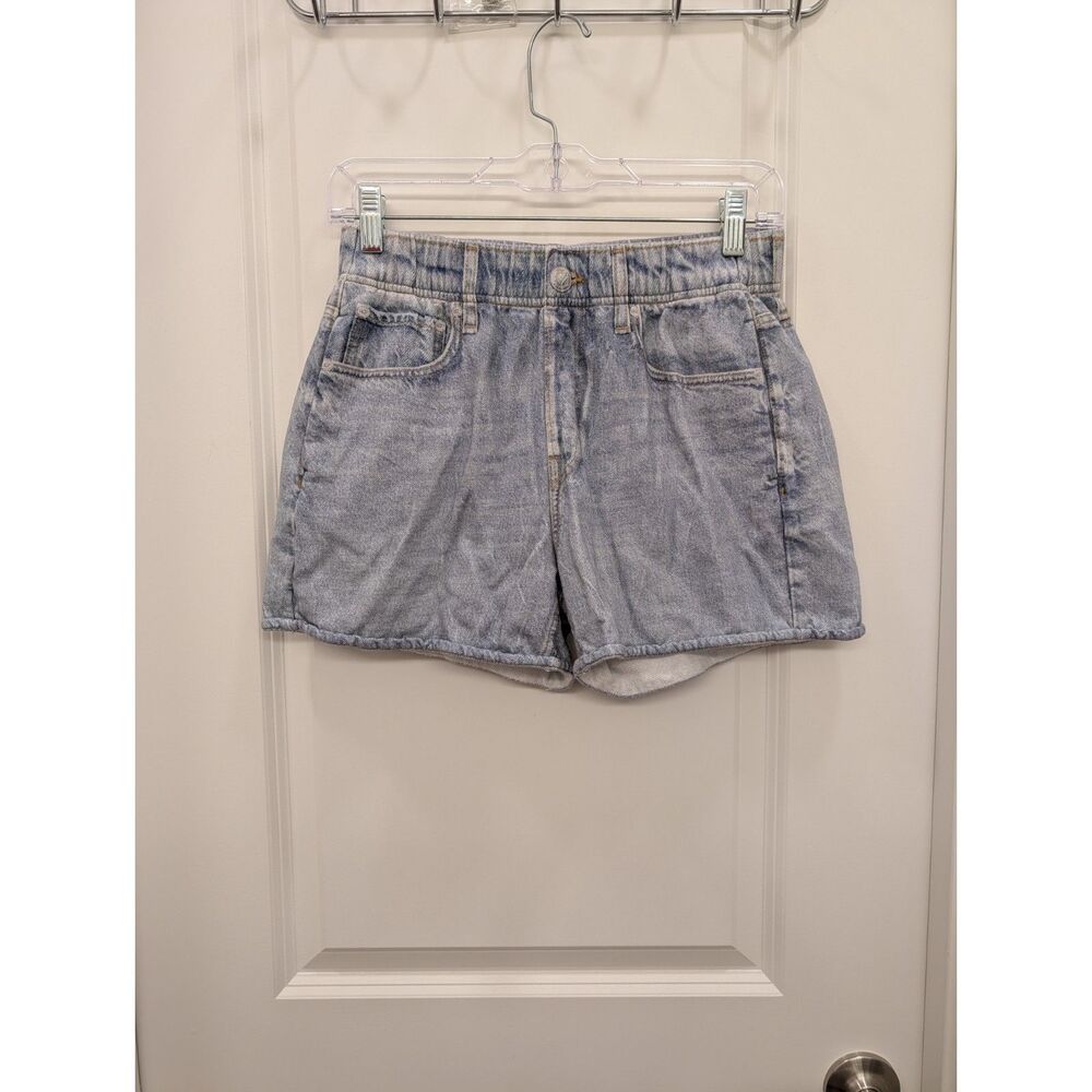 rag & bone Miramar Terry Sweatpant Jean Shorts Size Small S/P Denim Print Faux